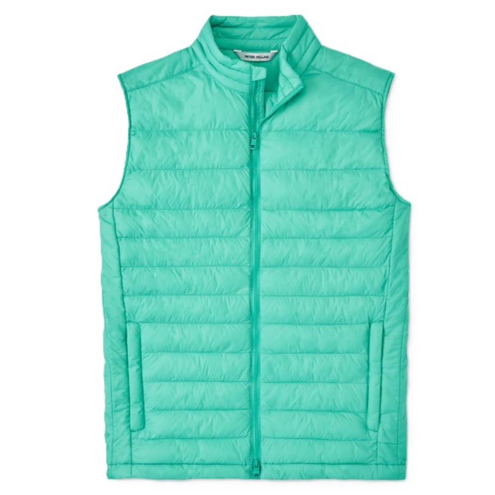 Peter Millar Crown Sport All Course Golf Vest Mens XL Meadow Green Puffer NWT